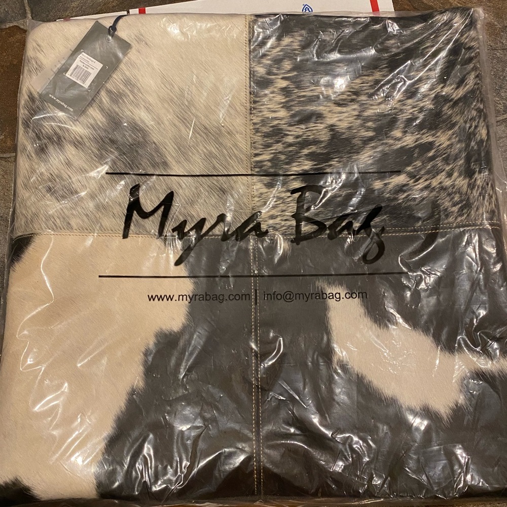 NWT Myra Bag Patches Cushion Cover